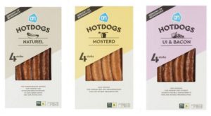Glutenvrije en lactosevrije hotdogs van de Albert Heijn