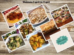 Weekmenu 8 t/m 14 april