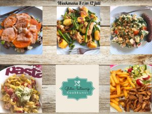 Weekmenu 8 t/m 12 juli