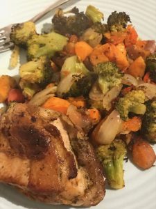 Ovenschotel met varkensfiletlapje