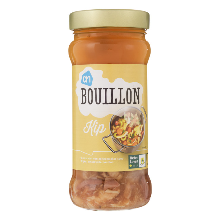 Glutenvrije en lactosevrije bouillon