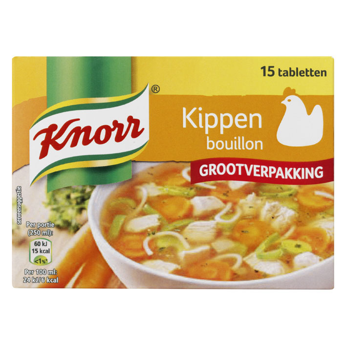 Glutenvrije en lactosevrije bouillon